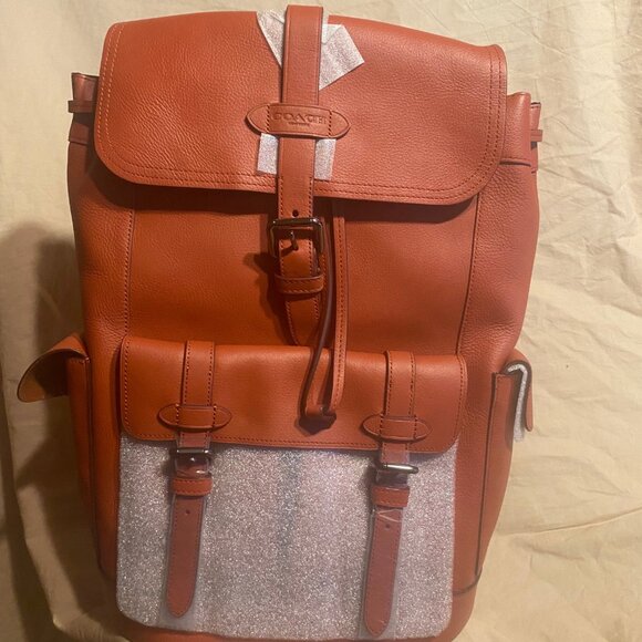Coach Other - Coach ‘Hudson' Leather Backpack Men's (NEW)